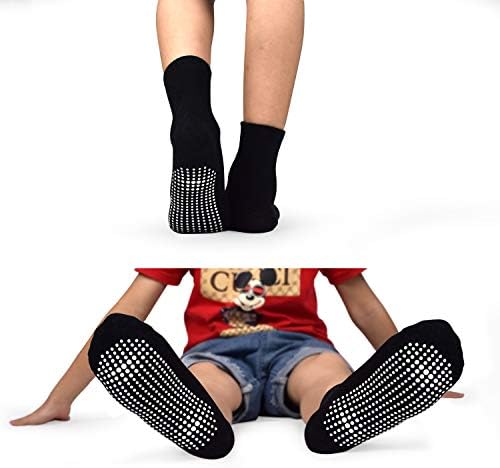 Нескользящие Чорапи за деца HYCLES С Дръжки, Детски Нескользящие Лепкавите Чорапи За Бебета 1-10 Години, Детски Чорапи-Чехли