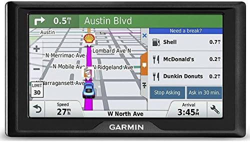 GPS навигатор Garmin Drive 60LM (САЩ) - 010-01533-0C в комплект с универсален стена за GPS навигация на арматурното табло