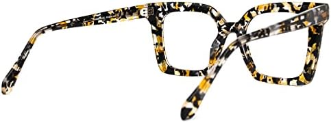 Очила Zeelool в Дебелото квадратна рамка голям размер за Жени с безрецептурными прозрачни лещи WA088362
