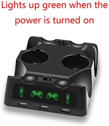 Itlovely зарядно устройство ще захранване на Зарядно устройство Зарядно Устройство за Люлка на USB Зарядно Устройство, Поставка за употреба за Playstation 4 PS4 Slim Pro PS VR PS Move Ак?