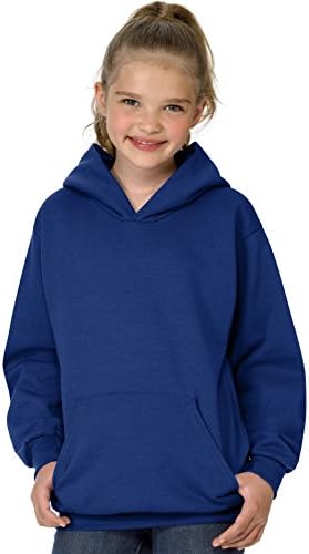 Мек вълнен плат Пуловер с качулка Hanes Youth ComfortBlend EcoSmart