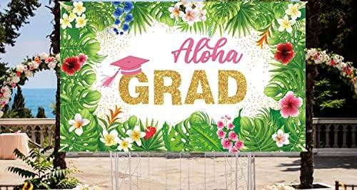 Тропически Фон за Абитуриентски партита в Алоха 2023 | Банер за бала в Алоха 2023 | Годишен Хавайски Luau, Поздравляющий Бала клас 2023, Фон за Снимки, Банер | Декорация за Аби