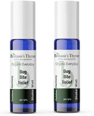 Средство за защита от ухапвания от насекоми Brittanie's Thyme Organic - 3 грама (опаковка от 2 броя) – Бързото