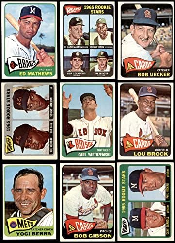 Бейзболен комплект Topps 1965 г. съобщение (Baseball Set) EX