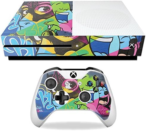 Корица MightySkins, съвместима с Microsoft Xbox One S - Cut Up Art | Защитно, здрава и уникална Vinyl стикер | Лесно се нанася,