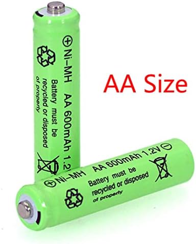 12 Опаковки акумулаторна батерия 1,2 НА AA 600 mah Ni-MH за слънчеви лампи.