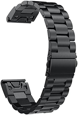 TWRQA 26-22 мм Быстроразъемный каишка за часовник от неръждаема стомана, Каишка за Garmin Fenix 7 7X Watch EasyFit Каишка