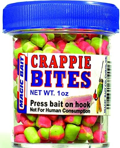 Магията на Баит Crappie Bites Риболовни примамки Crappie Нибълс - Риболовни примамки и бонбони за риболов в банката