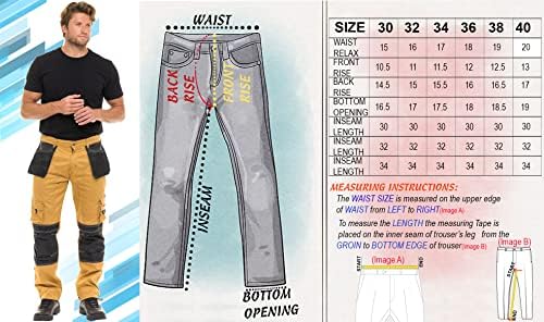 Модерен Мъжки Cordura Панталони С Джобове за Инструменти За Дърводелец, Близо До Коляното Работно Облекло, Защитни