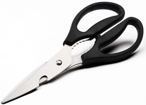 кухненски ножици, Универсални Многофункционални кухненски Ножици 8,27 инча Черен