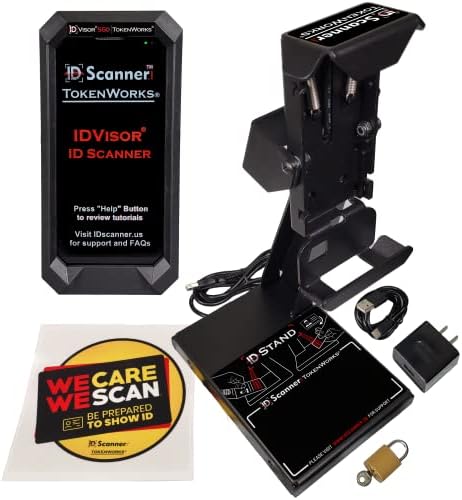 Комплект с две преносими щанд IDVisor ID Scanner Dual Handheld Stand
