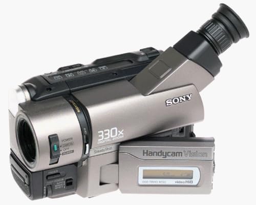 Видеокамера Sony CCDTRV43 с 18-кратно оптично и 330-кратно цифрово увеличение Hi8 (спиране на производството