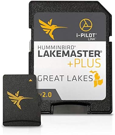 В humminbird LakeMaster Plus, Great Lakes Digital Edition GPS-карти езера и въздушни снимки, карта, Micro SD, версия 2