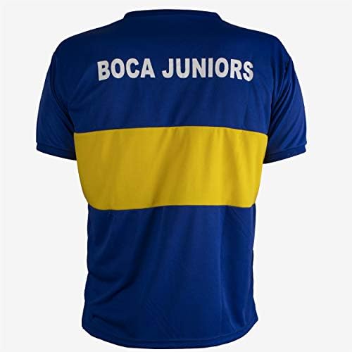 Мъжка тениска Бока Хуниорс в Ретро стил с къс ръкав за футбол