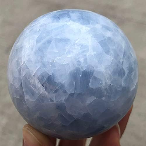 HUKLAB 60-68 мм Натурален Синя Топка от Целестита, Кварцов Кристална Топка за WANHONGYIN