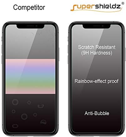 (3 опаковки) Supershieldz е Предназначен за Apple iPhone 11 Pro Max и iPhone XS Max (6,5 инча) Защитен слой от закалено
