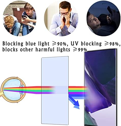 Защитно фолио за екрана Vaxson със защита от синя светлина, която е съвместима с Samsung Galaxy Note 10/Note10 5G SM-N971U