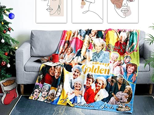 Златното Топло Одеяло за момичета - Останете Златен Фланелевым Мек Уютно Одеало за легло В Подарък 50x60 См