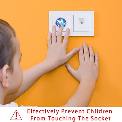 Капачки за контакти LAIYUHUA За защита от деца, 24 опаковки, Стабилна Защита, за електрически свещи | Пластмасови