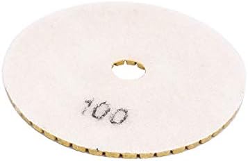 X-DREE Grit 100 4-инчов Diamond Wet Polishing Pad for granit_e Concrete Marble(Grit 100 - Almohadilla de pulido mojada