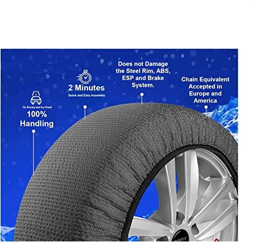 Зимни чорапи за автомобилни гуми Премиум-клас с текстилни вериги за сняг серия ExtraPro За Mercury (X-Small)