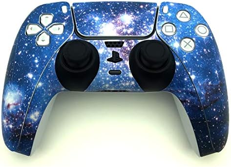 Стикер върху Кожата контролер Gebaisi PS5 за Playstation 5 Cover Wrap Стикер в Синята Звездното Небе