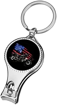Американски Флаг Мотокрос Метална Машина За Рязане на Ноктите Персонализирани Нож За Нокти Ултра Остър Здрав Скоба за Нокти с