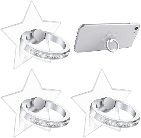 Удобна Поставка за пръстите на притежателя пръстени за мобилен телефон, 3 бр, Поставки за пръстени за пръстите, завъртане на 360 °, поставка за халки за телефон на 180 °