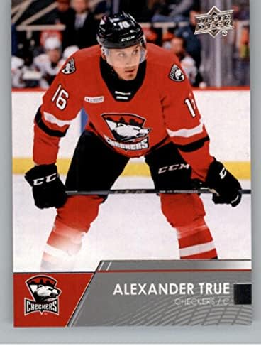 2021-22 Горна Палуба AHL 91 Alexander True RC Нов Шарлот Пулове за Хокей Търговска карта