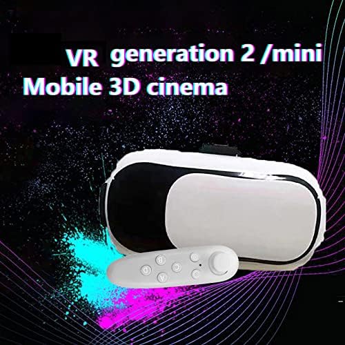 VR Интелигентни Очила, 3D Слушалки Виртуална реалност Очила, Безжична Връзка Bluetooth за Android/ iOS/ КОМПЮТЪР,