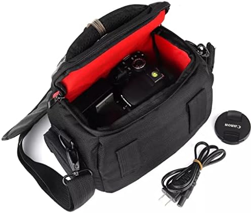 XXXDXDP Водоустойчива чанта за фотоапарат, Раница, Регулируема лента за носене през рамо, двойни ципове, Удароустойчив дизайн (Цвят: D, размер: 250 x 130 x 170 mm)