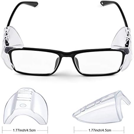 Странични щитове, очила, Гъвкави странични въздушни щитове за предписване на очила, са подходящи за вашите очила,