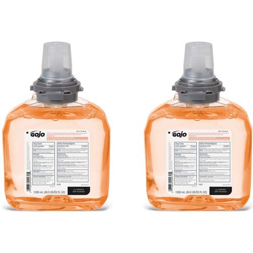 Пенка за измиване на ръцете Gojo TFX Premium с аромат на свежест - 40,6 течни унции (1200 мл) - (Опаковка от 8 броя)