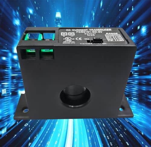 Сензор за ток, FCS2151-SD-5V Сензор адаптер Преобразувател Преобразувател Преобразувател на ac 0-200A