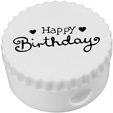 Компактен острилка за моливи Azeeda Happy Birthday (PS00031230)