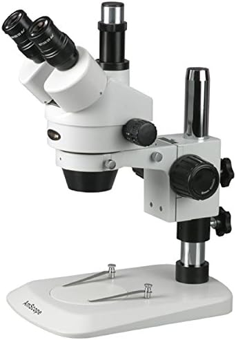 Професионален тринокулярный стереоскопичен увеличение на микроскопа AmScope SM-1TNY, окуляры WH10x, увеличаване