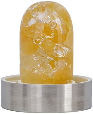 VitaJuwel ViA Sunny Morning - Кристален бутилка за вода с аромат на Портокал кальцитом и Прозрачен кварц