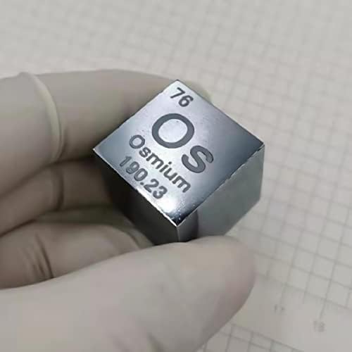 Куб плътност GOLEHS Osmium (Os) лабораторно клас с точност над 99,9%, се използва за лабораторни експерименти, лични,