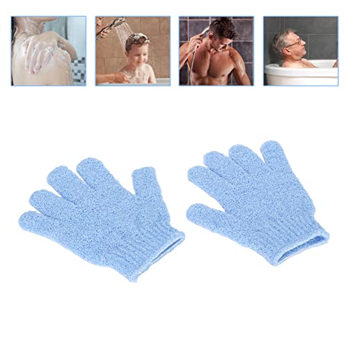 Ексфолиращи ръкавици за баня, 2 ексфолиращи ръкавици за баня Преносими ексфолиращи ръкавици за баня Мръсотия, пясък дълбоко почистване