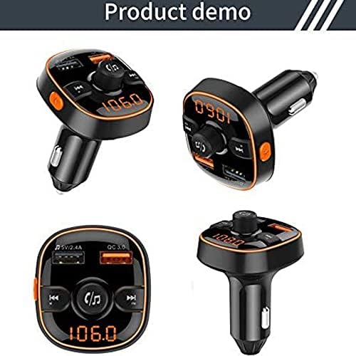 KXDFDC Кола FM-Предавател Хендсфри Аудиоприемник Авто MP3 Плейър, Двойно USB Бързо Зарядно Устройство за Автомобилни Аксесоари