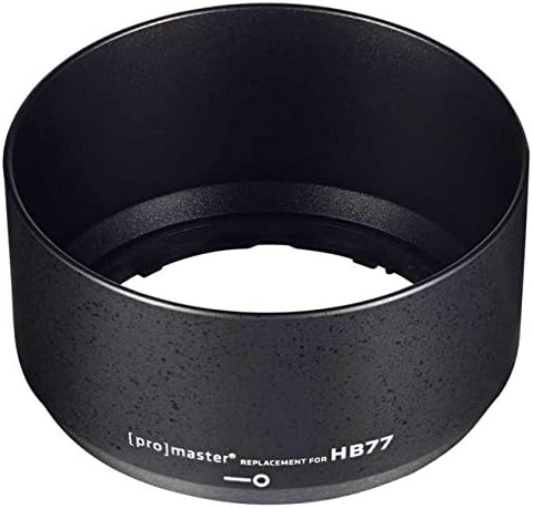 Замяна сенник за обектив ProMaster HB-77 е Съвместим с обективи на Nikon AF-P DX NIKKOR 70-300 мм (VR или НЕ-VR)