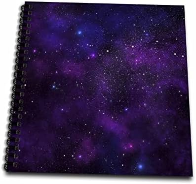 3D Абстракция Лилаво и синьо Звездното Нощно Небе - Книги за рисуване (db_357551_2)