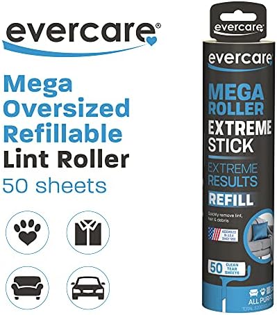 Пълнител за ролки Evercare Large Surface Mega Пет Roller, 50 слоеве