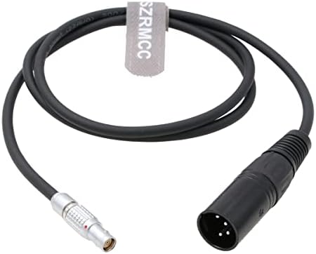 Жак SZRMCC Komodo 2 Пин към 4-номера за контакт кабел за захранване Anton XLR за камера RED Komodo (30 см)