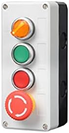 Блок за управление на DJDLFA със Светлинен кнопочным ключа 24 В/220 В, с бутон за аварийно спиране, промишлен
