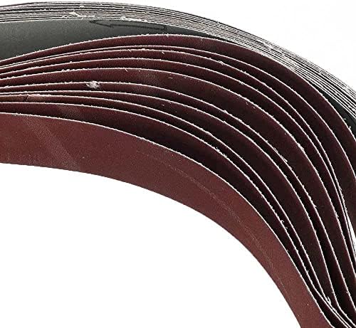 Ives Търговски Абразивная лента 10шт с шкурка от 40 до 1000 40 мм x 740 мм Шлайф ленти за ъглошлайф Дюза за Лента