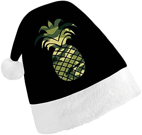 Коледна шапка с камуфлаж и ананас за cosplay на коледна парти