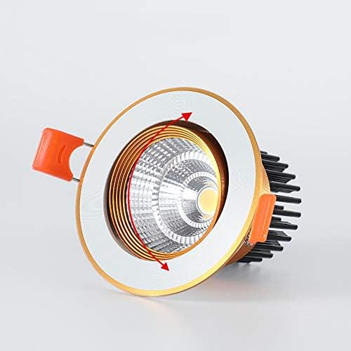 OKLUCK Ултра-Трицветна led-Вградени прожектор с Антирефлексно покритие CRI90 Led-Вградени лампа CRI90 с регулируем