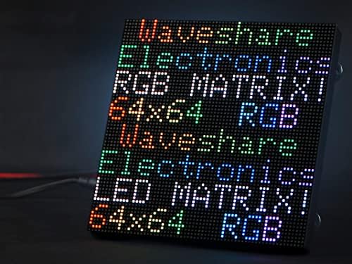 64x64 4096 Пиксела Пълноцветен led матрица на панела RGB със стъпка 2,5 мм, регулируема яркост, Моторен дизайн, Показване