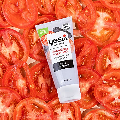 Yes To Tomatoes Почистваща Струя-кална Маска за почистване на кожата от токсини, За склонна към акне кожа, удаляющая